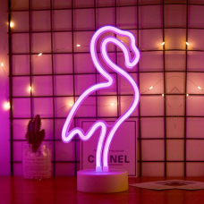 LED dekoratyvinė lempa "Flamingo"